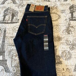 Levi's Blue Straight Leg Jeans Classic Fit